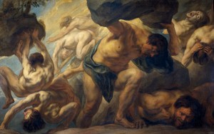 Падіння Титанів. "Fall of the Titans"    By Jacob Jordaens - [1][2], Public Domain,                                          https://commons.wikimedia.org/w/index.php?curid=31759423  
